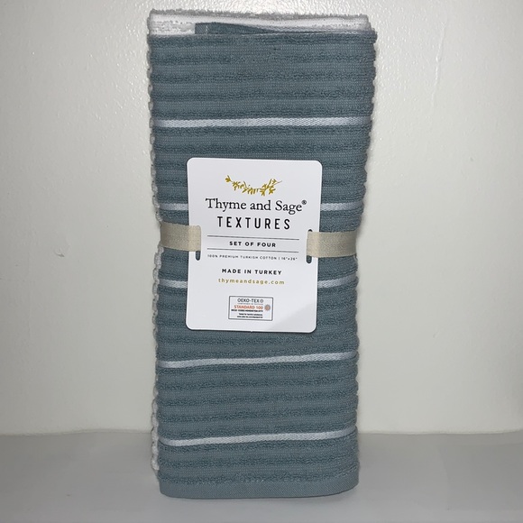 Thyme & Sage 100% Premium Cotton Hand Towels, 4-Pk - Picture 2 of 14